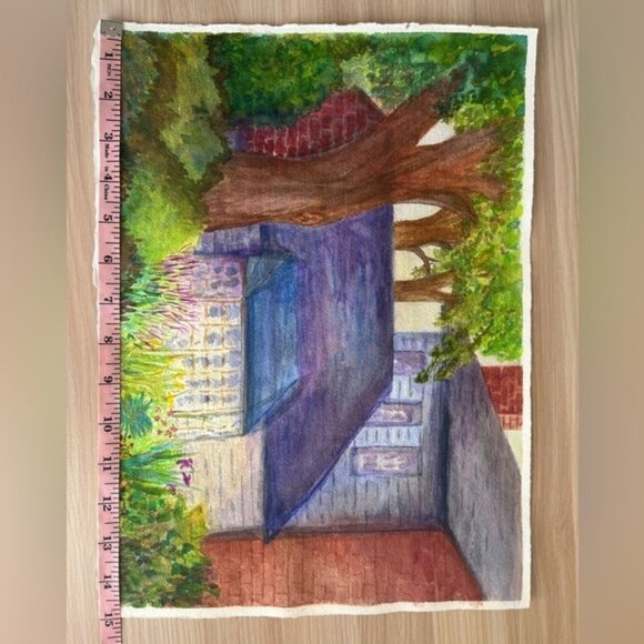 Original Watercolor Painting NWOT - Picture 5 of 6